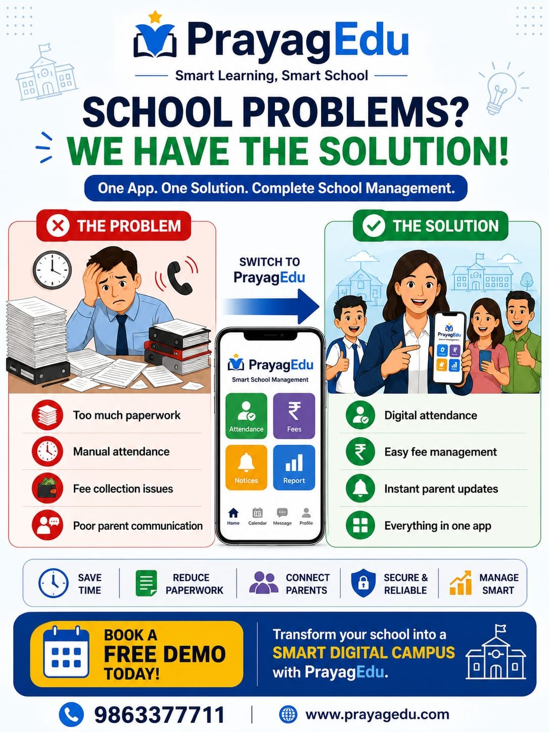 PrayagEdu - School App